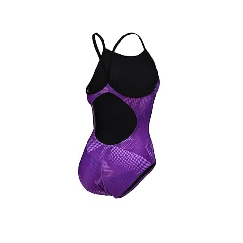ARENA Girls Performance Halftone Team Print Lightdrop Back Youth Bathing Swimsuit