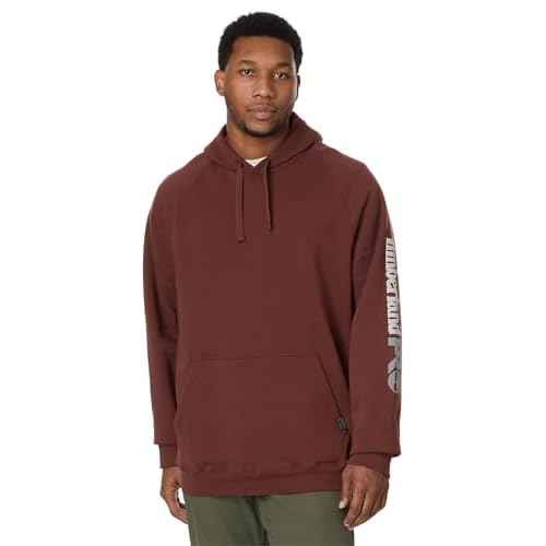Timberland PRO Men's Hood Honcho Sport Pullover Hooded Sweatshirt, Maroon, 3X-Large Tall