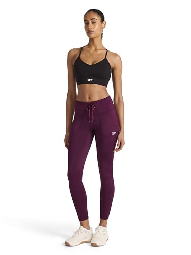 Reebok Women's Momentum Brushback Leggings - Large / Potent Purple