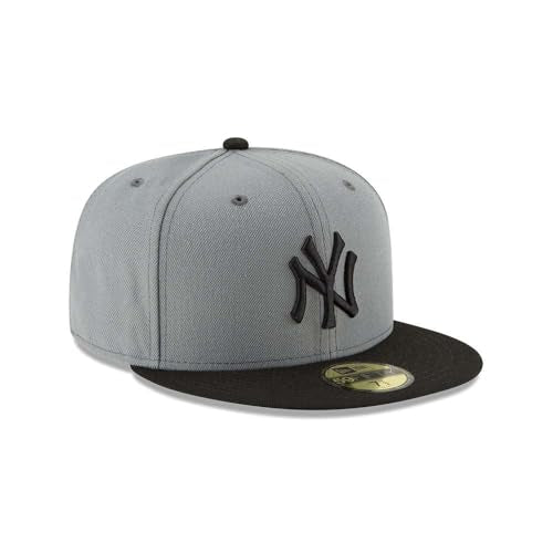 New Era NBA Men's 9Fifty Snapback Cap - New York Yankees Gray, 7 3/8