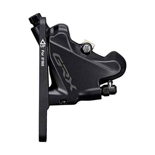 SHIMANO BR-RX400 GRX BRAKE FLAT MOUNT W/ADAPTER FOR 140/160MM ROTOR W/L03A RESIN PAD (W/FIN)