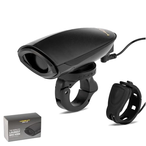 Hornit dB140 V3 Bike Horn - World's Loudest Bicycle Horn with Remote Trigger & Mounting System