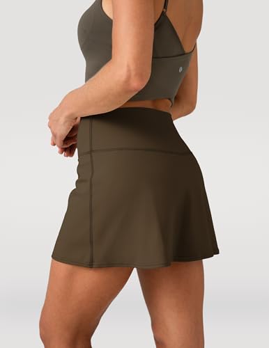 Colorfulkoala Dreamlux Tennis Skirts - Cocoa / Large