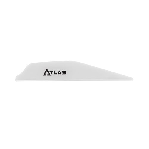 Bohning Atlas AR 1000 Vane, 2.8", White, 36pk