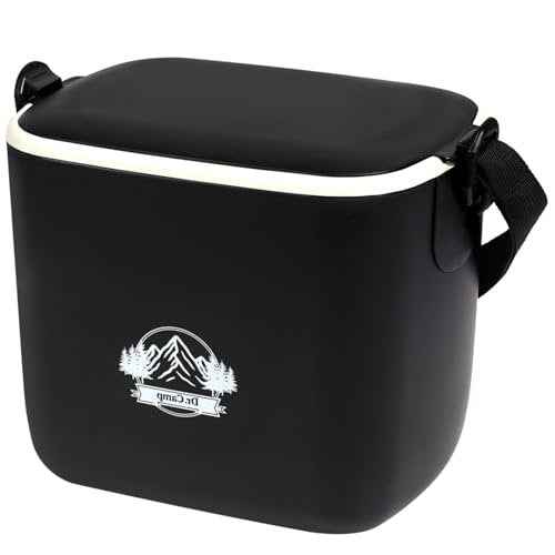 6 QT Insulated Cooler Box for Ice Beverage Food Storage Portable Ice Chest for Camping Picnic Tailgate Outdoor Use Chiller Caja Enfriadora Port?til para Camping
