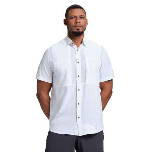 Beretta Men's TKAD Flex Breathable Lightweight Button-Down Outdoor Casual Active Tactical Short Sleeve T-Shirt