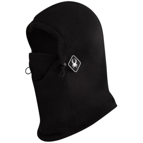 Spyder Mens Balaclava - Full Coverage Polar Fleece Balaclava Ski Mask - Lightweight Thermal Winter Face Mask for Men
