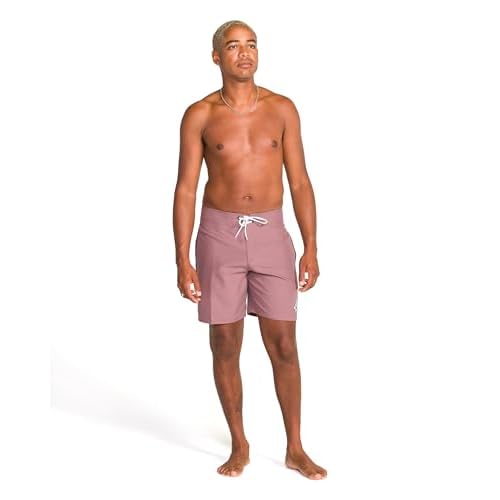 Volcom Mens 18" Boardshorts ? Stretch Swim Trunks with Drawstring Waist and Back Flap Pocket
