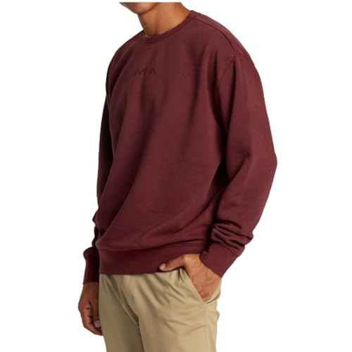 RVCA Mens Relaxed Fit Fleece Crewneck