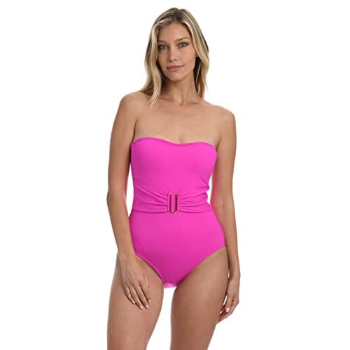 La Blanca Womens Island Goddess Bandeau One Piece SwimsuitOne Piece Swimsuit