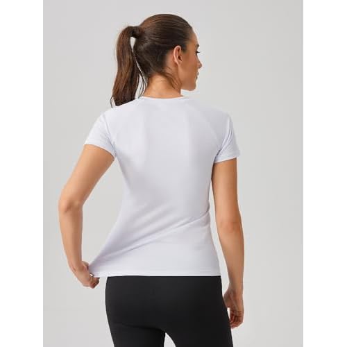 TAISIM Women's Quick Dry Workout T-Shirts Moisture Wicking Athletic Top for Gym,Yoga, Running