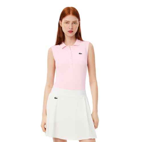 Lacoste Women's Sport Slim Fit UV Protect Stretch Golf Polo Shirt