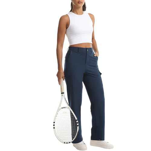 Women's Quick Dry Hiking Capri Pants Lightweight Stretchy Cargo Pants with Pockets for Outdoor Casual Travel