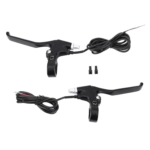 Bike Brake Levers Set 2 Wires 22.5mm Handlebar E-Bike Mountain & Road