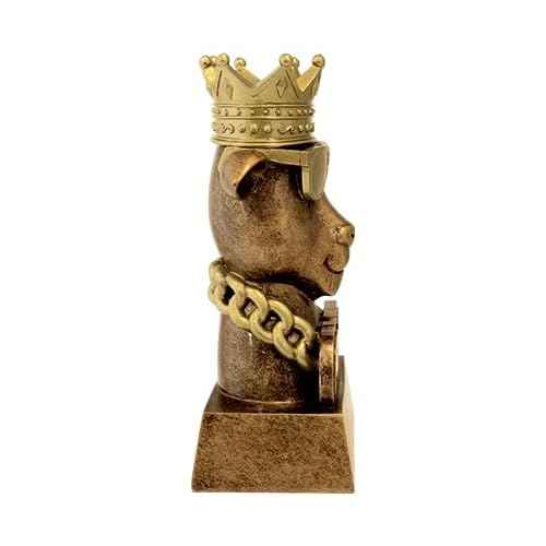 Crown Awards G.O.A.T. Sculpture Trophy, 7" Customizable Award - Add Your Own Engraving