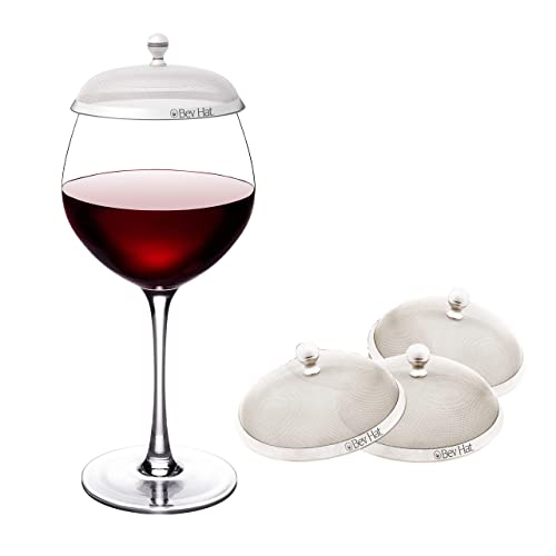 Stainless Steel Drink Covers Pack of 4 - Bug-Proof Beverage Lids for Outdoors