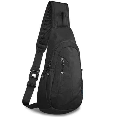 TITECOUGO Small Sling Bag, Lightweight Crossbody Backpack for Men Women, Shoulder Bag for Sports and Outdoor