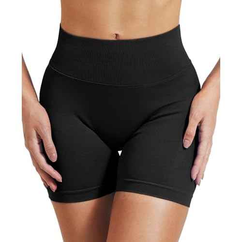 VOYJOY Women Workout Impact Shorts 2.5"/ 3.6"/ 4.5"/ 6" Scrunch Butt Lifting Gym Seamless Booty Biker Shorts