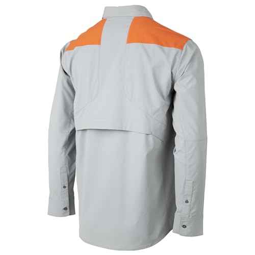 Beretta Men's Ozark Tech Button-Down Moisture-Wicking Quick-Drying Breathable Long Sleeve Outdoor Field Hunting Shirt