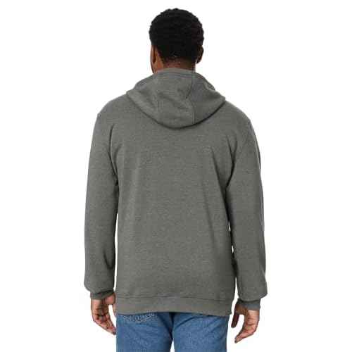 Timberland PRO Men's Hood Honcho Sport Full-Zip Hooded Sweatshirt, Dark Charcoal Heather/White, 2X-Large Tall