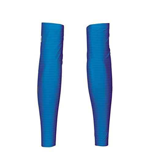 ARENA Carbon Compression Unisex Arm Sleeves, Electric Blue