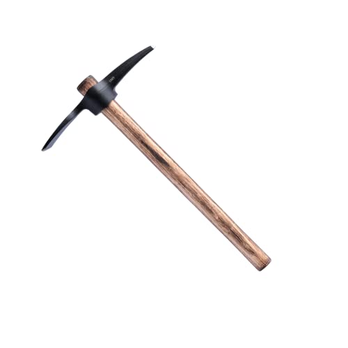 CRKT Chogan Mattock Outdoor Axe - Durable Carbon Steel & Hickory Handle