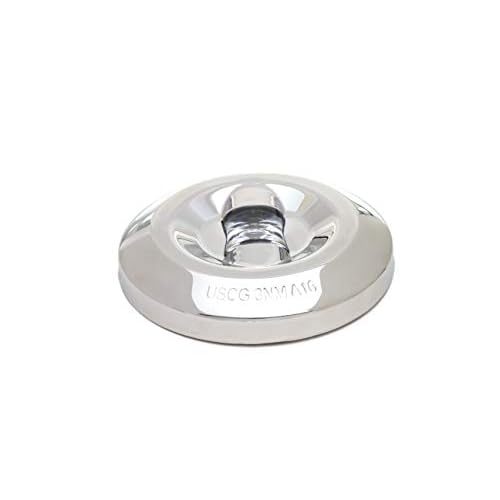 attwood 6556-7 Universal Watertight Marine Boat LED Round 3 Nautical Mile Transom Light