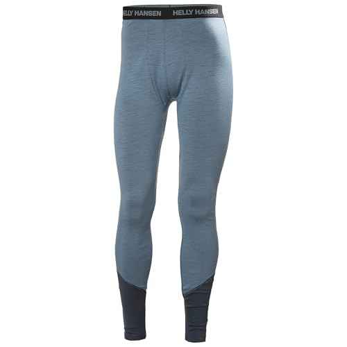 Helly-Hansen LIFA Merino Midweight Pant for Men, Track Pants with Non-Itch Fabric, 2-Layer Design, Flat Lock Seams, ZQ Wool