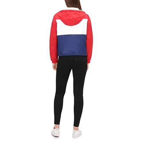 Levi's Women's Retro Hooded Rain Windbreaker Jacket (Standard & Plus Sizes)