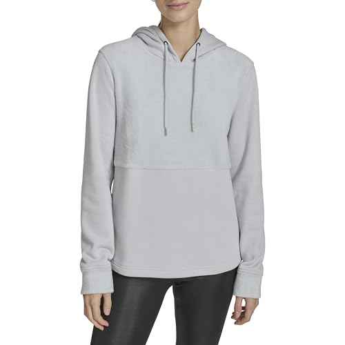 Andrew Marc womens Front Pocket Fleece Hooded Top