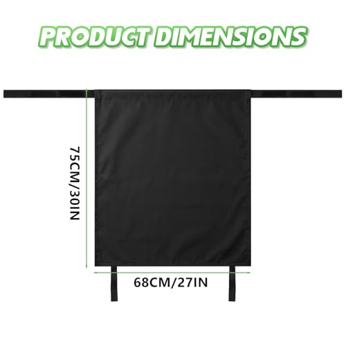 2-Piece Golf Cart Sun Shade Cover for All Two-Passenger Carts - Durable & Easy Install