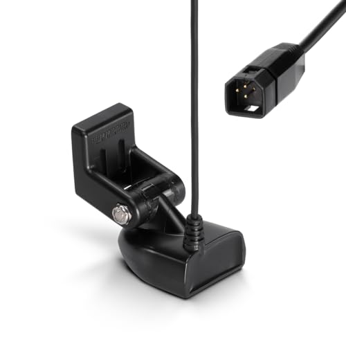 Humminbird Transom Transducer with Single/Dual Beam Sonar ? 200/455 kHz, XNT 9 28 T