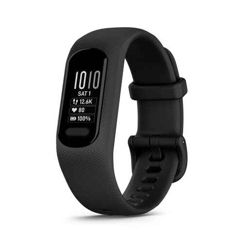 Garmin v?vosmart¢ç 5, Fitness Tracker, Long-Lasting Battery, Simple Design, Black
