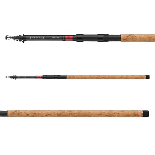 DAIWA Ninja X Tele Carp 2.7m, 9ft, 2.00lbs, 6 Sections, Carp Fishing Rod, Telescopic Rod