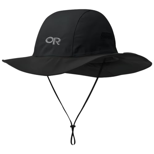 Outdoor Research Unisex Seattle Rain Hat, Black, XL