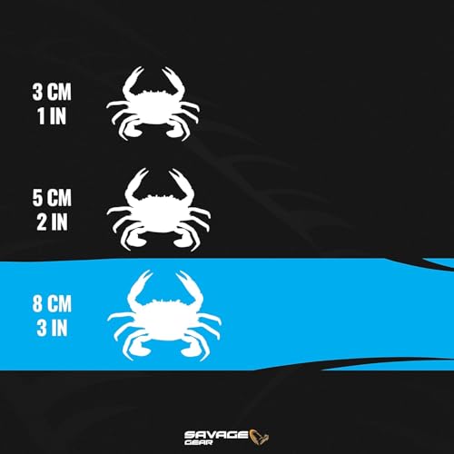 Savage Gear TPE 3D Crab Fishing Bait, 1 oz, Blue Crab, Durable TPE Composition, Fast Sinking, Lifelike Bouncing Action