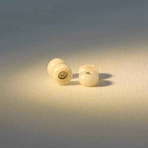 Fingerboards PRO Handmade X-Sport Wheels(No CNC)(PRO Bearing 4Pcs/Set) (White, II)