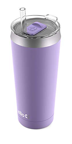 Lilac Ello Beacon Vacuum Insulated Stainless Steel Tumbler 24oz with Slider Lid & Straw