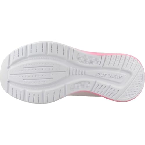 Girls' Skechers Microspec Max Advance Tennis Shoes - White Pink 11 Little Kid