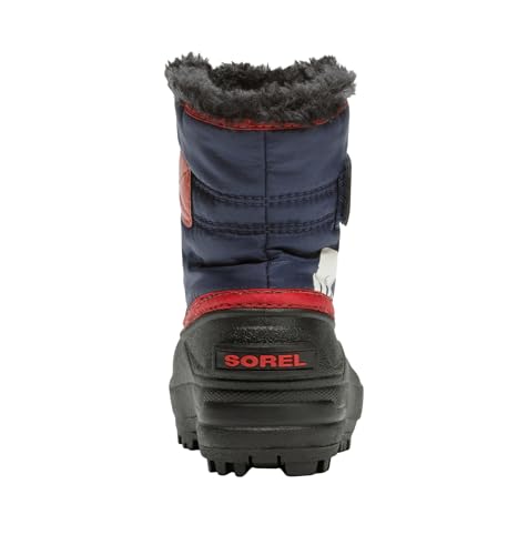 Youth Snow Commander Snow Boots - Red, Size 6 Toddler Winter Shoes