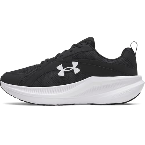 Men's Running Shoes - Black/White - Charged+ Assert 11 Athletic Sneakers