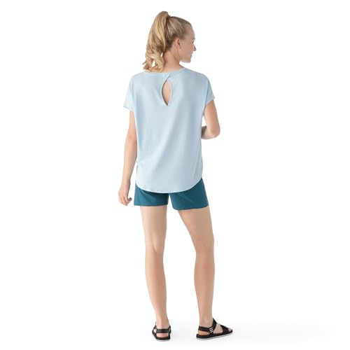 Smartwool Short Sleeve Swing Top Winter Sky Heather XS