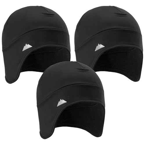 Tough Headwear Thermal Skull Cap - Moisture-Wicking Running Beanie Helmet Liner - Warmth & Cycling Apparel