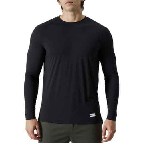 Men's Long Sleeve Base Layer Shirts Quick Dry Undershirts Workout Hiking Camping Athletic Top