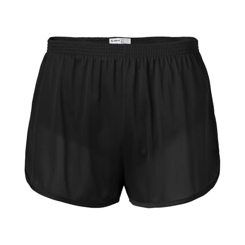 Soffe Men's Original Silkie Ranger Running Shorts Large Black - 2.25 Inch Inseam