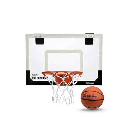 SKLZ Pro Mini Indoor Basketball Hoop - Over The Door ? Portable - Great For Home, Dorms, Offices, and Gifts