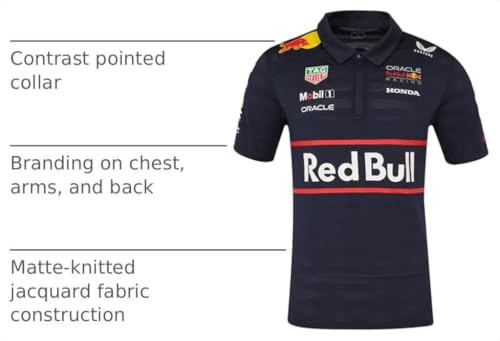 Castore Red Bull Racing F1 Kid's Team Polo Shirt Medium - 2025 Collection