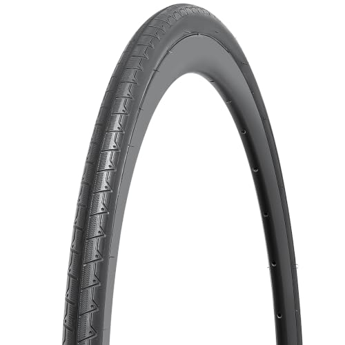 YUNSCM 2-Pair 700C Bike Tires 28x1.5/1-1/8 Black01 for Road & City Bikes