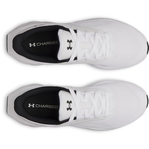 Under Armour Men's Ascend Running Shoes - White/White/Black 10.5
