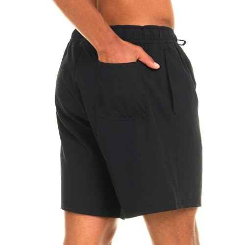 Champion Mens Swim Trunks with Mesh Liner, 7" Inseam Quick Drying Mens Bathing Suit, Board Shorts for Swimming and Beach